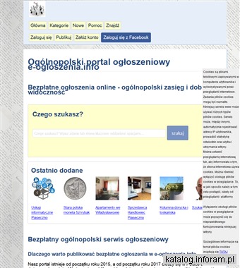 Ogólnopolski bezpłatny portal ogłoszeniowy - darmowe ogłoszenia online
