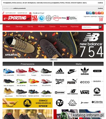 www.e-sporting.pl-sportowe obuwie