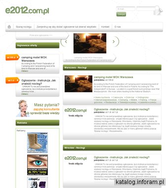 Tanie noclegi - Warszawa, Wrocław, Poznań, Gdańsk