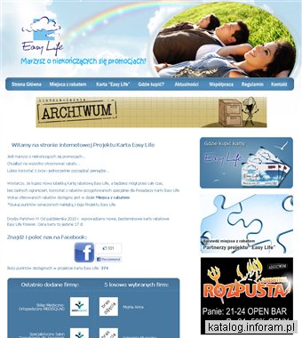 Easy Life - Karta Rabatowa