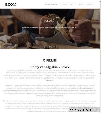 ECOAX Domy kanadyjskie Szczecin