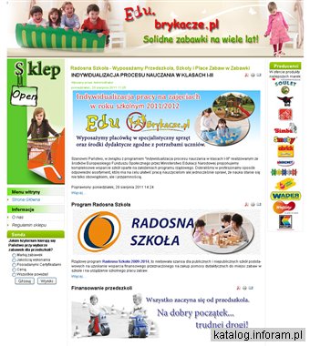 Zabawki dla przedszkoli realizujących program Radosna Szkoła