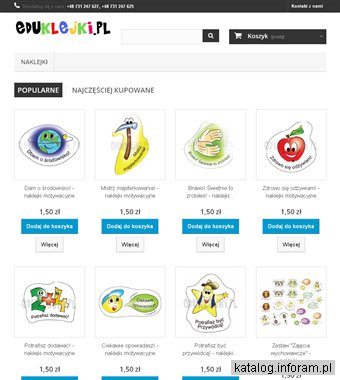 Naklejki motywacyjne dla dzieci - eduklejki.pl