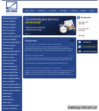 Edu Talent - już nigdy pisanie prac nie będzie problemem