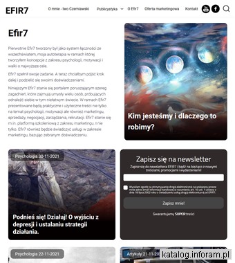 Efir7 - szkolenia, marketing, psychologia, coaching