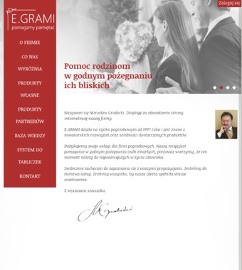 E.GRAMI tabliczki pogrzebowe Sosnowiec