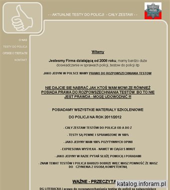 Egzaminy policyjne - Testy do policji - Rekrutacja do policji
