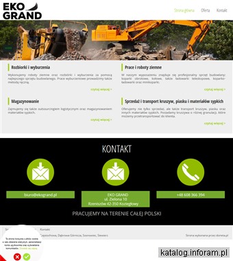 Eko Grand - roboty ziemne