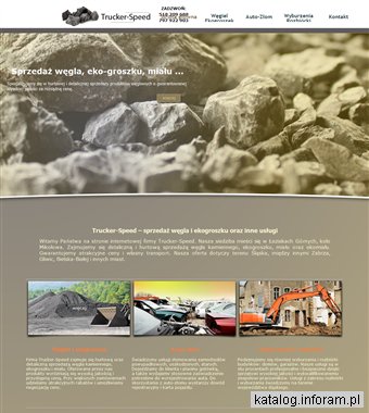 Trucker-Speed Marcin Skonieczko węgiel Sosnowiec, Mysłowice