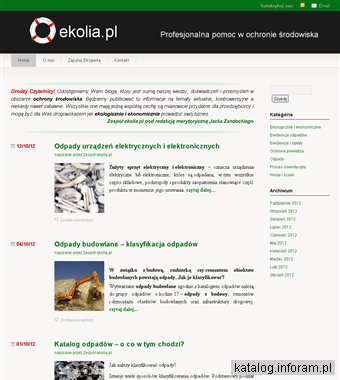 Ekolia.pl - doradzamy z zakresu korzystania ze środowiska w firmach