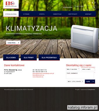 PPU EKOWENT SP. Z O.O. klimatyzacja Łódź