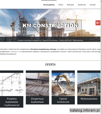 KM-CONSTRUCTION projekty budowlane Warszawa