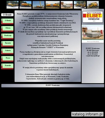 Elbet elementy betonowe