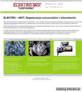 ELEKTRO-MOT elektryk samochodowy Kobyłka