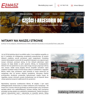 Części do maszyn i ciągników rolniczych - Elmasz