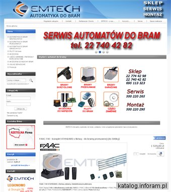 EMTECH Akcesoria do budowy bram