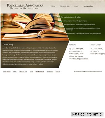 Adwokat Krzysztof Świeczkowski - Ostrołęka, Łomża