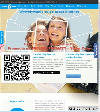 Wywoływanie zdjęć przez internet