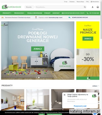 Sklep z panelami podłogowymi - Euro&House