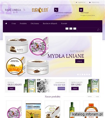 Olej lniany sklep