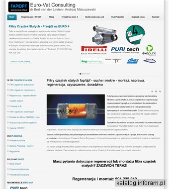 Filtr cząstek stałych fap, dpf - serwis i montaż