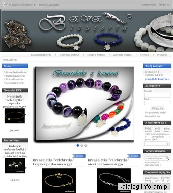 Biżuteria srebrna – sklep producenta biżuterii EVE