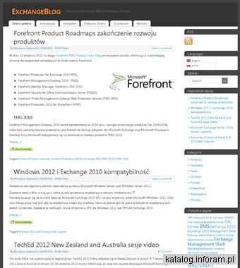 Exchange Blog