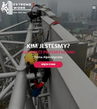 Prace wysokościowe - usługi, mycie alpinistyczne Warszawa