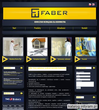 FABER akcesoria do dociepleń, profile i akcesoria do G-K, listwy tynkarskie