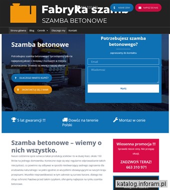 Producent Szamb Betonowych - Fabrykaszamb.pl