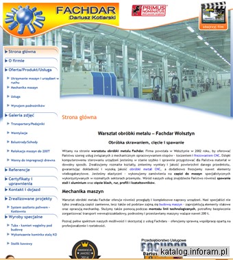 FACHDAR obróbka mechaniczna metalu Wolsztyn