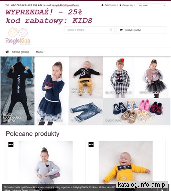 Ubranka dla dzieci i niemowląt