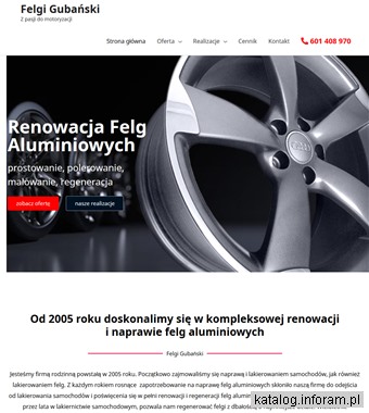 Renowacja Felg Aluminiowych — Prostowanie, Malowanie, Regeneracja