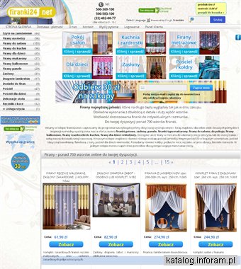 Piękne firanki i zasłony - firanki24.net