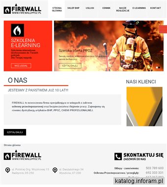 FIREWALL Usługi BHP Warszawa