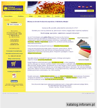 Firma Skowroński - wyroby z PVC