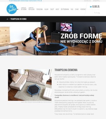 Trampoliny fitness Fit and Jump