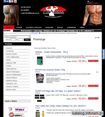 Odżywki i suplementy diety FitArena
