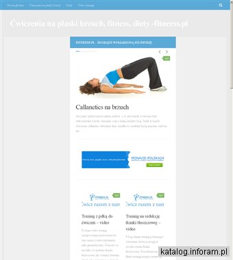 Fitneess.pl - ćwiczenia na płaski brzuch