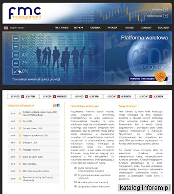 FMC Management- Platfofma walutowa, doradztwo walutowe