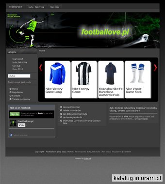 Footballove - sklep sportwy nike, piłka nożna, fun club, lifestyle