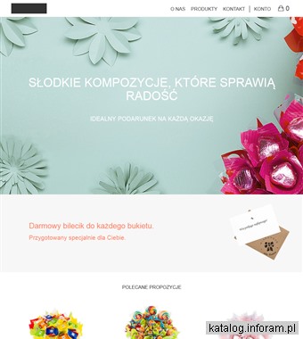 Internetowa kwiaciarnia Forget Flowers - słodka poczta z prezentami bukietami