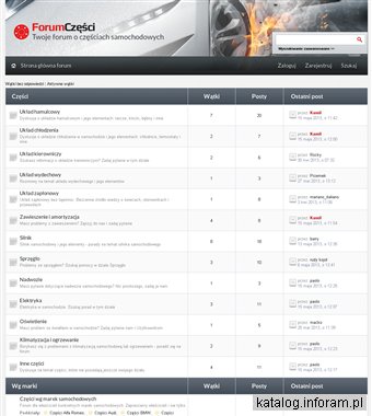 Forum - części samochodowe