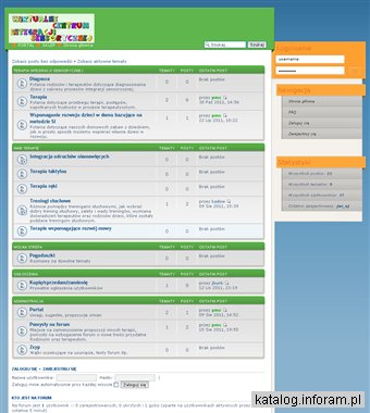 Wirtualne Centrum Integracji Sensorycznej - forum