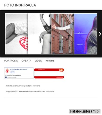 FOTO INSPIRACJA Portfolio fotograficzne Aleksandra Krystians