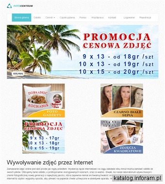 Wywoływanie zdjęć przez internet