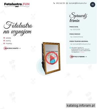 fotolustro.fun - wynajem na wesela i eventy