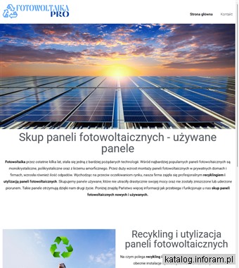 Używane panele fotowoltaiczne