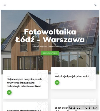 Fotowoltaika Łódź - Fotowoltaika Warszawa