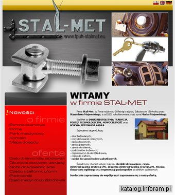 STAL-MET Osobnica zawiasy toczone